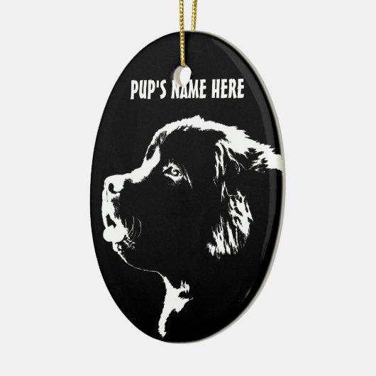 Newfoundland Ornament Personalized Dog Decoration (Links)