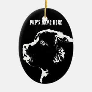 Newfoundland Ornament Personalized Dog Decoration