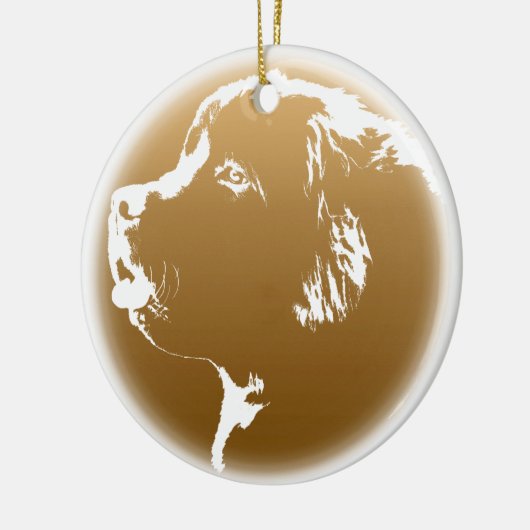 Newfoundland Ornament Personalized Dog Decoration (Links)