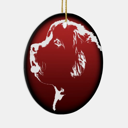 Newfoundland Ornament Personalized Dog Decoration (Rechts)
