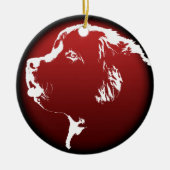 Newfoundland Ornament Personalized Dog Decoration (Voorkant)