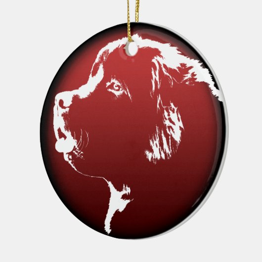Newfoundland Ornament Personalized Dog Decoration (Links)