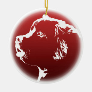 Newfoundland Ornament Personalized Dog Decoration
