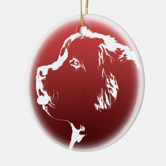 Newfoundland Ornament Personalized Dog Decoration (Links)