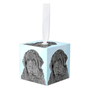 Newfoundland Painting - Cute Original Dog Art Decoratie
