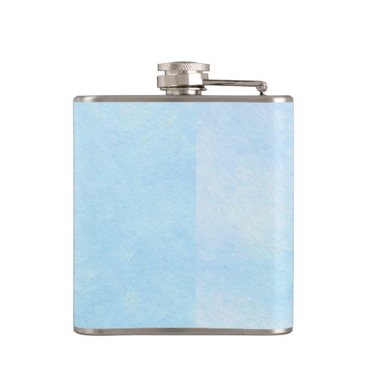 Newfoundland Painting - Cute Original Dog Art Heupfles (Achterkant)