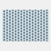 Newfoundland Painting - Cute Original Dog Art Inpakpapier Vel (Voorkant)