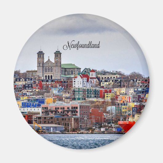 Newfoundland, panoramisch landschap, magneet (Voorkant)