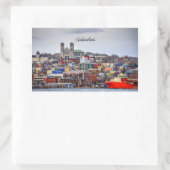 Newfoundland, panoramisch stadsgezicht foto rechthoekige sticker (Tas)
