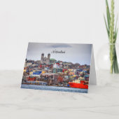 Newfoundland, panoramisch stadsgezicht  kaart (Voorkant)