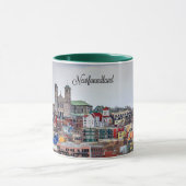 Newfoundland, panoramische cityscape-foto mok (Midden)