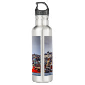 Newfoundland, panoramische cityscape-foto waterfles  (Achterkant)