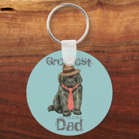 Newfoundland Pap Sleutelhanger (Voorkant)