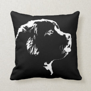 Newfoundland Pillow Newfoundlander Pup Gifts Kussen