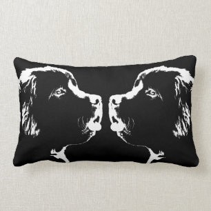 Newfoundland Pillow Newfoundlander Pup Gifts Kussen