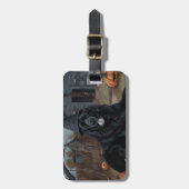 Newfoundland Pompoenen Halloween Griezelen Bagagelabel (Voorkant verticaal)