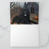 Newfoundland pompoenen Halloween Scary Kaart (Binnen)