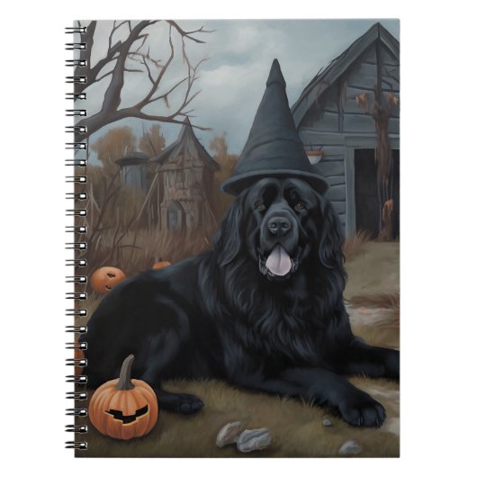 Newfoundland pompoenen Halloween Scary Notitieboek (Voorkant)