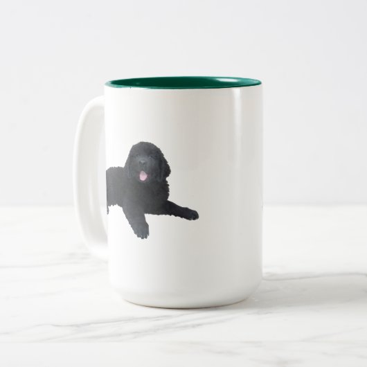 Newfoundland Puppy Mok (Voorkant links)