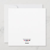 Newfoundland puppyhonden openen cadeaus feestdagenkaart (Achterkant)