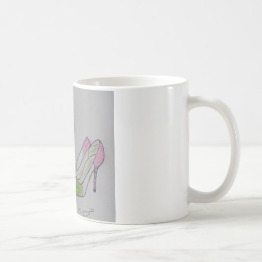 Newfoundland republiek vlag dames hoge hak schoene koffiemok (Rechts)