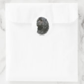 Newfoundland Ronde Sticker (Tas)