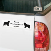 newfoundland silhouette bumpersticker (Op Truck)