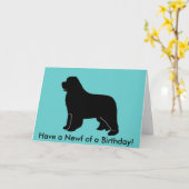 newfoundland silhouette kaart (Gele Bloem)