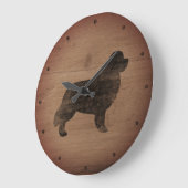 Newfoundland Silhouette Rustic Grote Klok (Hoek)