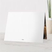 Newfoundland Snowy Sleigh Kerst Decor Kaart (Achterkant)