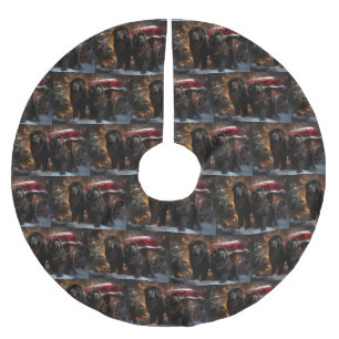 Newfoundland Snowy Sleigh Kerst Decor Kerstboom Rok