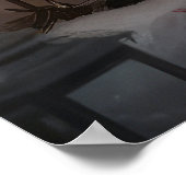 Newfoundland Snowy Sleigh Kerst Decor Poster (Hoek)