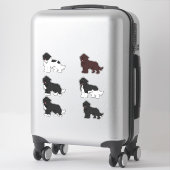 Newfoundland stickerpakket sticker (Koffer)