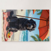 Newfoundland strand relax scène legpuzzel (Horizontaal)