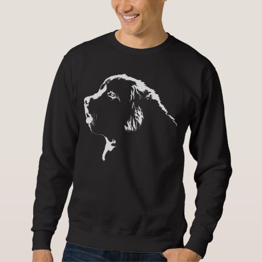 Newfoundland Sweatshirt Newfoundland Dog Shirts (Voorkant)
