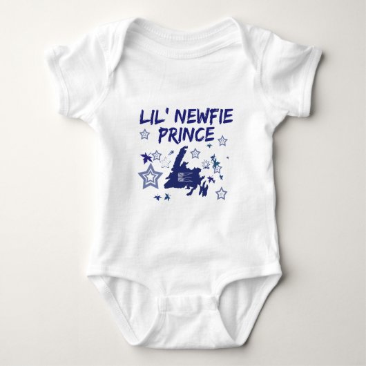 Newfoundland T-shirt Lil Newfie Prince Newfoundlan (Voorkant)