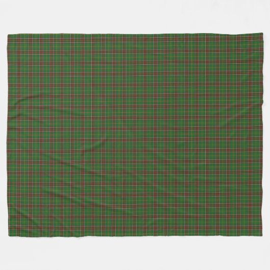 Newfoundland Tartan Lighthouse route Fleece Deken (Voorkant (Horizontaal))