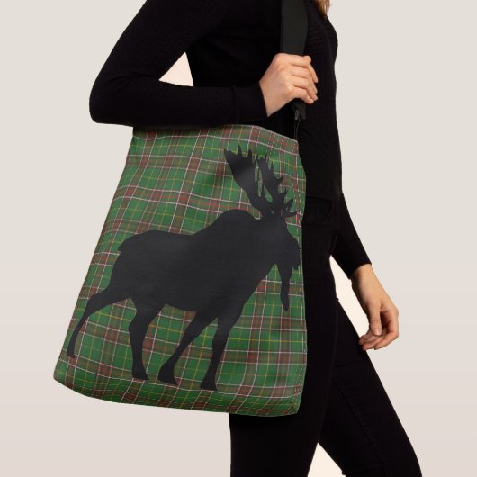 Newfoundland Tartan moose Cross Bag Crossbody Tas (Dichtbij)
