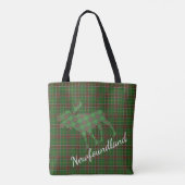 Newfoundland Tartan over de streep Tote Bag (Achterkant)