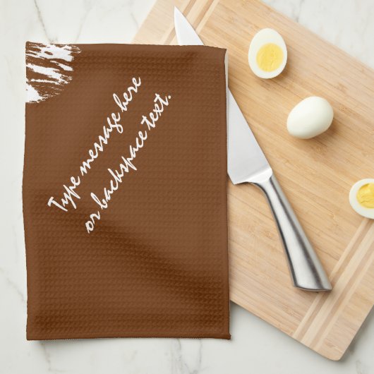 Newfoundland Towel Aangepaste Dog Tea Towel Theedoek (Quarter Fold)