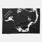 Newfoundland Towel Aangepaste Dog Tea Towel Theedoek (Horizontaal)
