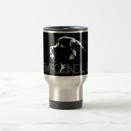 Newfoundland Travel Mug Custom Newfoundlander Gift Reisbeker (Center)