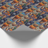 Newfoundland Trick-or-Treating Halloween kostuums Cadeaupapier (Hoek)