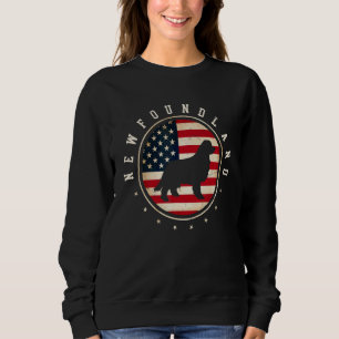 Newfoundland Usa Vlag 4 juli Hondenmoeder Vader Trui