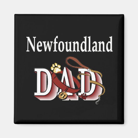 Newfoundland vader Magnet (Voorkant)