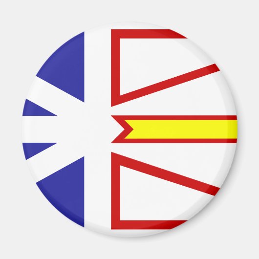 Newfoundland-Vlag #2 Magneet (Voorkant)