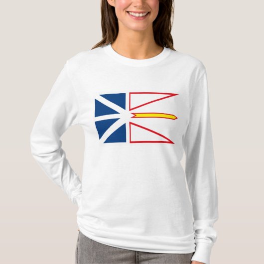 Newfoundland Vlag T-shirt (Voorkant)