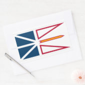 Newfoundland Vlaggen Grafisch Rechthoekige Sticker (Envelop)