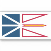 Newfoundland Vlaggen Grafisch Sticker (Voorkant)