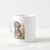 Newfoundland Watercolor Mug Koffiemok (Voorkant links)